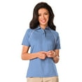 thumbnail image 1 of BlueGeneration Ladies Wicking Piped Polo - Light Blue Large Solid, 1 of 1