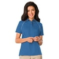 thumbnail image 1 of BlueGeneration Ladies Wicking Piped Polo - Turquoise Large Solid, 1 of 1