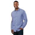 thumbnail image 1 of BlueGeneration Men'S L/S Untucked Gingham French Blue 2 Extra Large Checks, 1 of 1