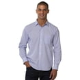thumbnail image 1 of BlueGeneration Men'S L/S Untucked Stripe With Pocket Blue Large Stripe, 1 of 1