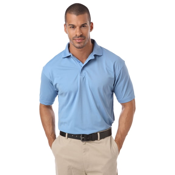 BlueGeneration Men's Il-50 Polo No Pocket - Light Blue Large Solid