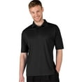 thumbnail image 1 of BlueGeneration Men's Ultra Lux Polo - Black 6 Extra Large Solid, 1 of 1