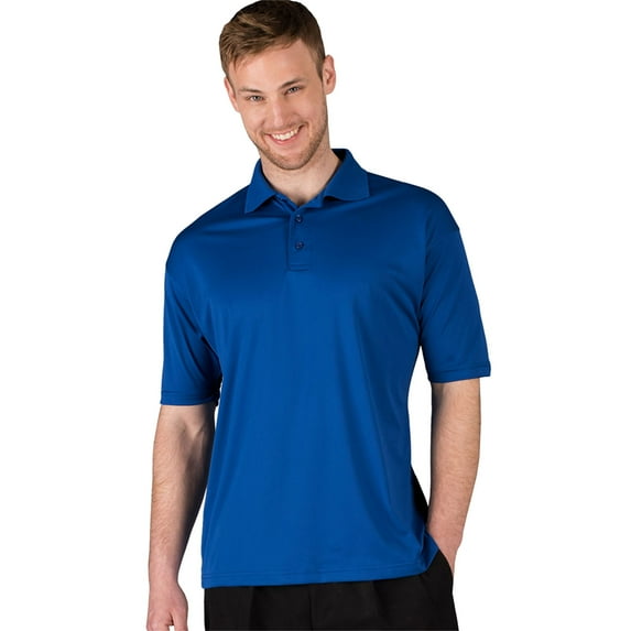 BlueGeneration Men's Ultra Lux Polo - Royal 5 Extra Large Solid