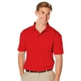 thumbnail image 1 of BlueGeneration Men's Value Moisture Wicking S/S Polo - Red 5 Extra Large Solid, 1 of 1