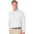 thumbnail image 1 of BlueGeneration Mens Long Sleeve Easy Care Poplin With Matching Buttons - White 5 Extra Large Solid, 1 of 1