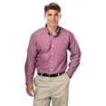 thumbnail image 1 of BlueGeneration Mens Long Sleeve Oxford - Burgundy 2 Extra Large Solid, 1 of 1