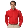 thumbnail image 1 of BlueGeneration Mens Long Sleeve Teflon Twill - Red 2 Extra Large Solid, 1 of 1