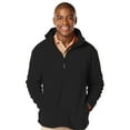 thumbnail image 1 of BlueGeneration Mens Polar Fleece Jacket - Black Extra Large Solid, 1 of 1
