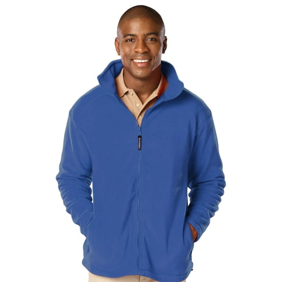 BlueGeneration Mens Polar Fleece Jacket - Blue 6 Extra Large Solid
