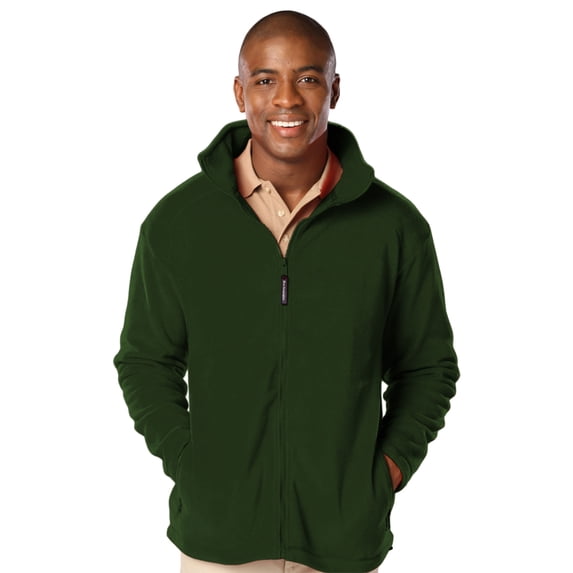 BlueGeneration Mens Polar Fleece Jacket - Hunter Large Solid
