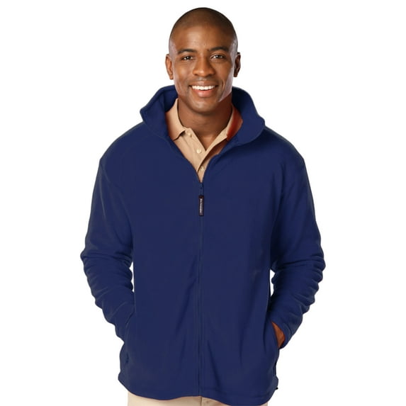 BlueGeneration Mens Polar Fleece Jacket - Navy 6 Extra Large Solid