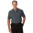thumbnail image 1 of BlueGeneration Mens Short Sleeve Superblend Pique No Pocket - Graphite 4 Extra Large Solid, 1 of 1