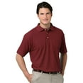 thumbnail image 1 of BlueGeneration Mens Short Sleeve Teflon Treated Piques With Pocket - Burgundy 5 Extra Large Solid, 1 of 1