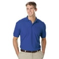 thumbnail image 1 of BlueGeneration Mens Value Soft Touch Pique Polo - French Blue Extra Large Solid, 1 of 1