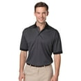 thumbnail image 1 of BlueGeneration Mens Wicking Piped Polo - Graphite Medium Solid, 1 of 1