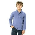 thumbnail image 1 of BlueGeneration Youth Long Sleeve Superblend Pique - Light Blue Small Solid, 1 of 1
