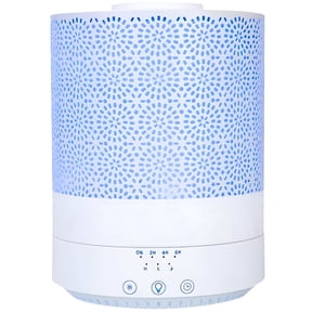 BlueHills 2500 ml XL Essential Oil Diffuser Humidifier Extra Large Capacity Decorative Cover - White -F002