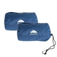 thumbnail image 1 of BlueHills Ultra Compact Airplane Travel Blanket 2 Pack – Navy Blue, 1 of 12