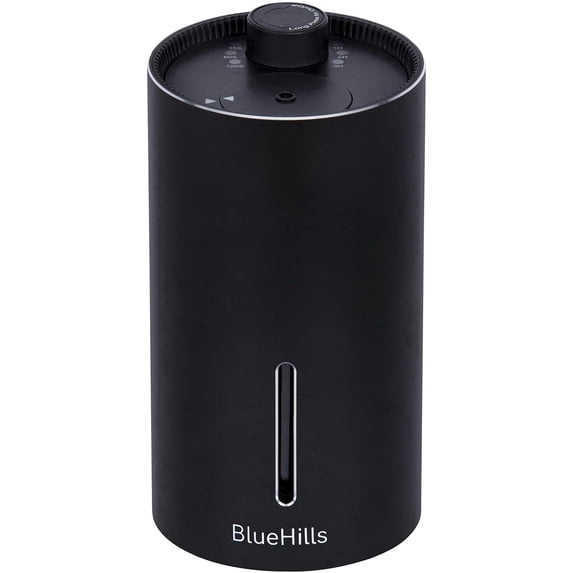 BlueHills Waterless Diffuser Cordless Car Essential Oil Diffuser - J03 Black
