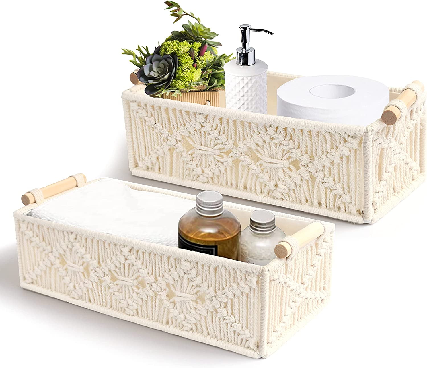 https://i5.walmartimages.com/seo/BlueMake-Set-2-Macrame-Storage-Baskets-Boho-Decor-Box-Handmade-Woven-Decorative-Countertop-Toilet-Tank-Shelf-Cabinet-Organizer-Home-Ivory_0bb4bc00-f298-4912-962a-a088d8e6d586.435806a8db0245d65965a855828d083c.jpeg