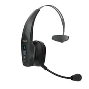 BlueParrott B350-XT Wireless Bluetooth Mono Headset with 96% Noise Cancellation Microphone & Lightweight Headband, Black