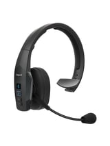 BlueParrott B450-XT Wireless Bluetooth Mono Headset with 96% Noise Cancellation Microphone & Padded Headband, Black