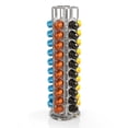 thumbnail image 1 of BluePeak Nespresso Coffee Capsule Rack Holder Carousel - Holds 50 Capsules OriginalLine. Elegant and Modern Chrome Finish. 360-degree Rotation. For Citiz, Pixie &amp; Latissima Machines, 1 of 9