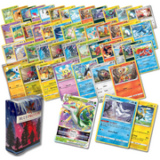 BlueProton Premium Bundle | 50 Genuine Pokemon Cards | 1 Ultra Rare | Includes Legendary, VSTAR, VMAX, V, GX, or EX | Plus 2 Holos or Rares