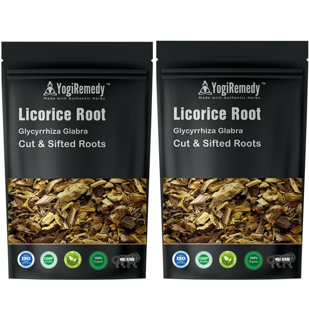 BlueQueen Organic Licorice Root Tea, Bulk Licorice Root Chopped