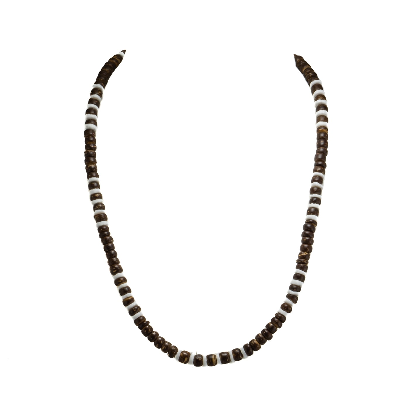 Brown puka shell necklace discount