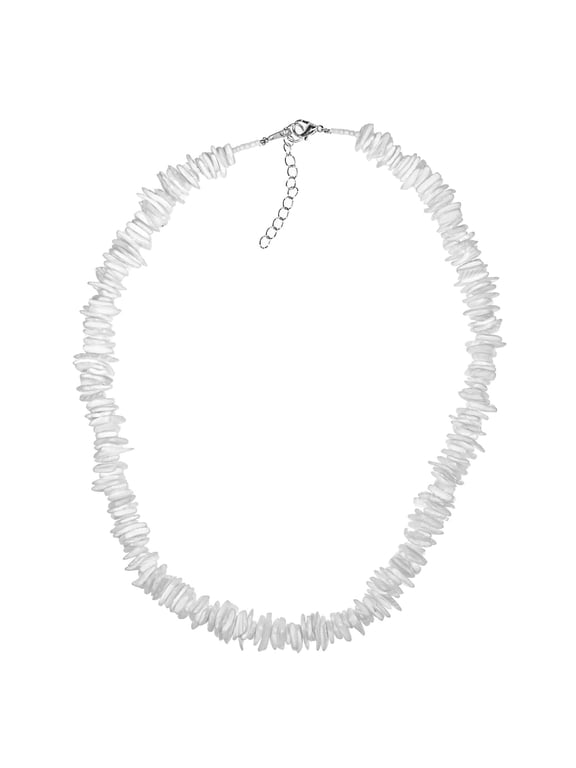 Puka Chip Shell Necklace (14")