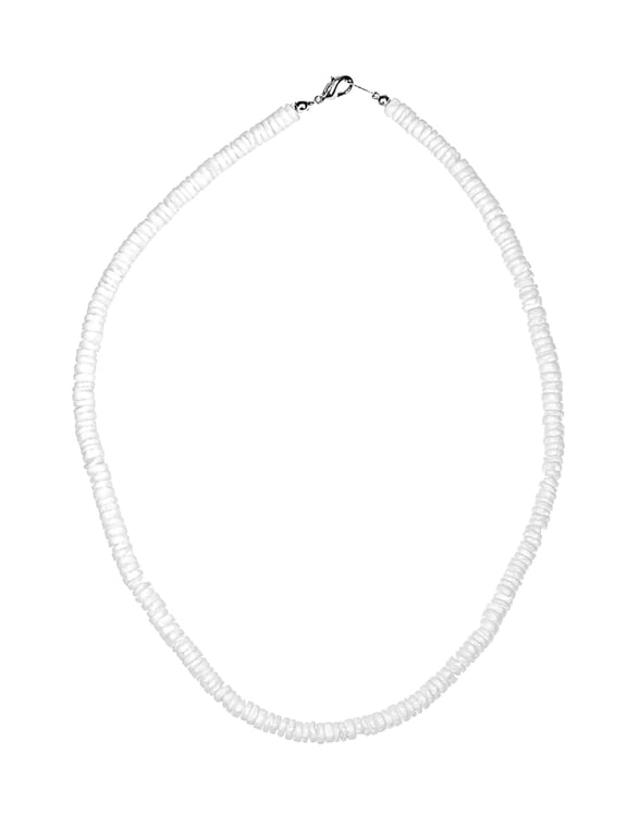 Smooth Puka Shell Necklace (18")