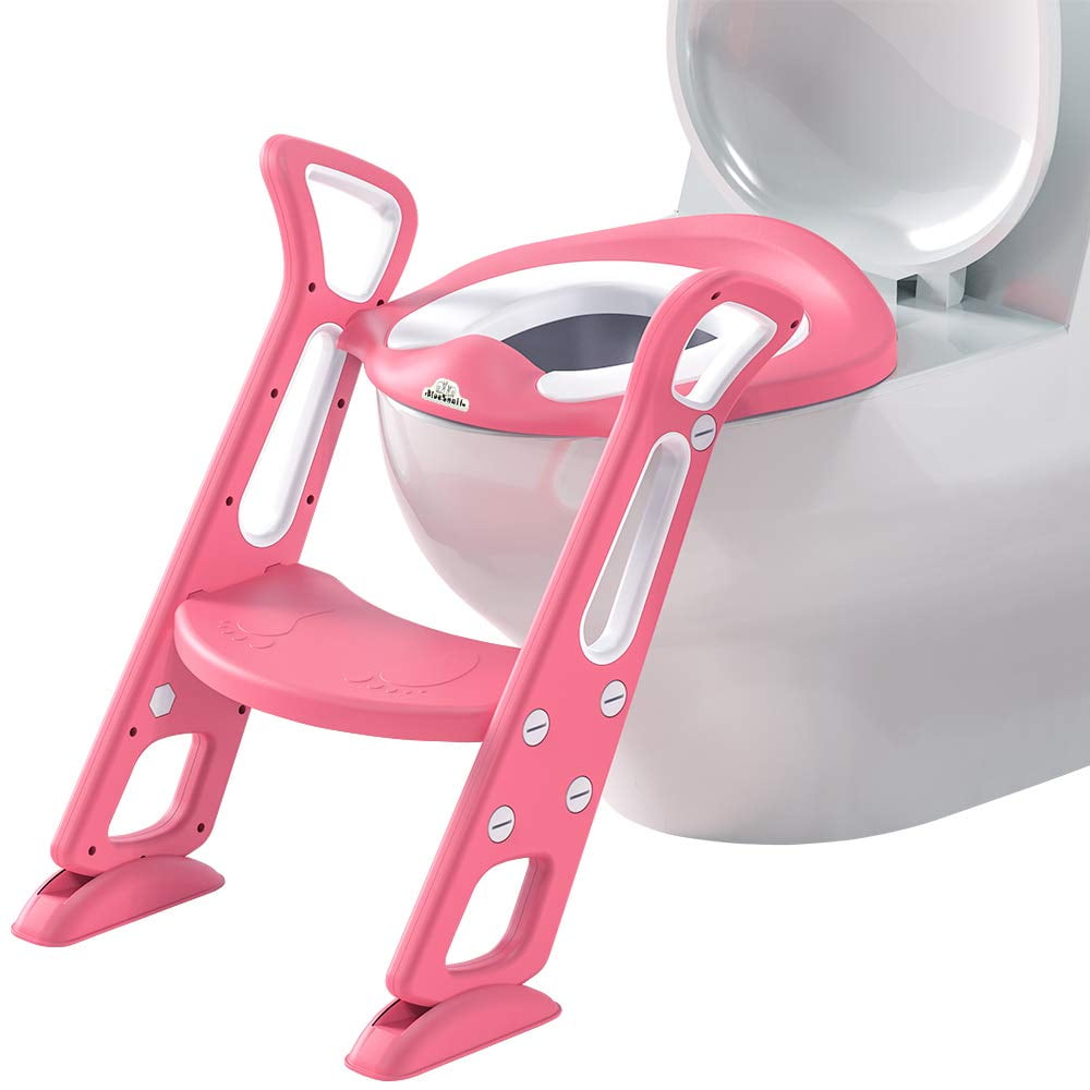 BlueSnail Potty Training Toilet Seat with Step Stool Ladder