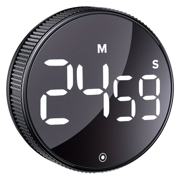 BlueSnail Smart Timer with Loud Alarm & Adjustable Brightness - LED Digital Display Productivity Timer Suitable for Home, Office, Classroom, Gym - Portable Timer with Volume & Screen Settings