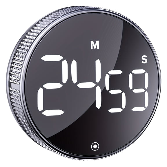 BlueSnail Smart Timer with Loud Alarm & Adjustable Brightness - LED Digital Display Productivity Timer Suitable for Home, Office, Classroom, Gym - Portable Timer with Volume & Screen Settings