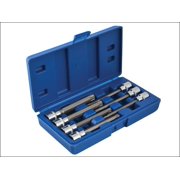 BlueSpot Tools - Extra Long 3/8in Square Drive TORX Bit Sockets 7 Piece