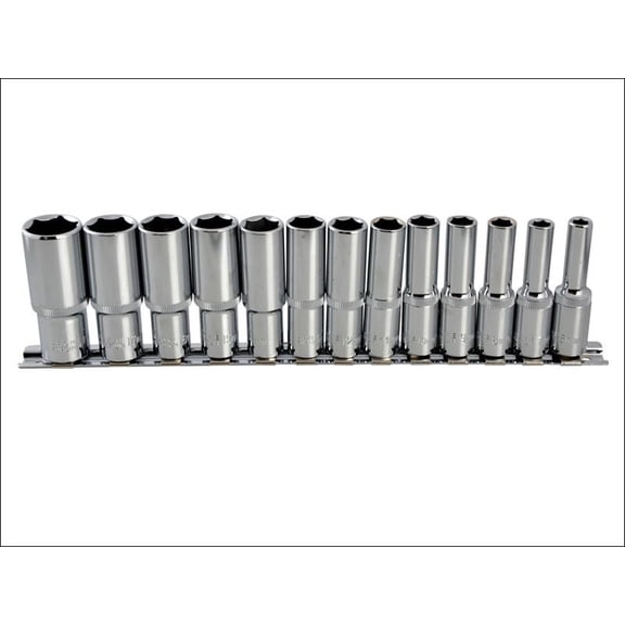 BlueSpot Tools - Deep Socket Set of 13 Metric 3/8in Square Drive