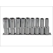 BlueSpot Tools - Deep Socket Set of 9 Metric 1/2in Square Drive