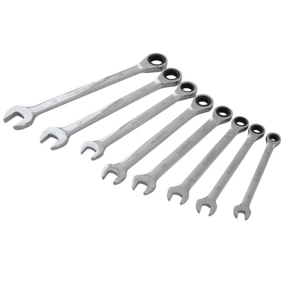 Bluespot Tools Ratchet Spanner Set, 8 Piece