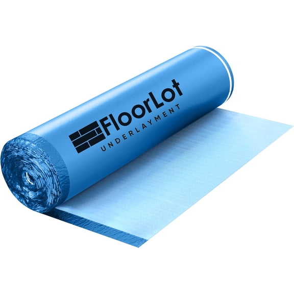 BlueStep Underlayment with Moisture Barrier for Laminate and Wood Floors, (200 sq.ft Roll)