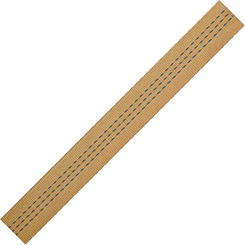 BlueWater Ropes 1" Tubular Climb-Spec Nylon Webbing (Tan, 300')