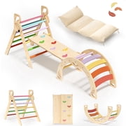 Buballino Pikler Triangle Set, Indoor Climber for Children, Lightweight, 3 Piece