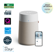 Blueair 511i Max Smart Air Purifier, HEPASilent Technology for Pets, Allergies, Smoke & Dust, WiFi Enabled, up to 1,138 sq ft, Bedroom, Limestone