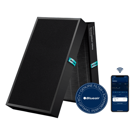 Blueair - Replacement 7700 SmartFilter for Protect 7770i & 7710i Air Purifiers - Black