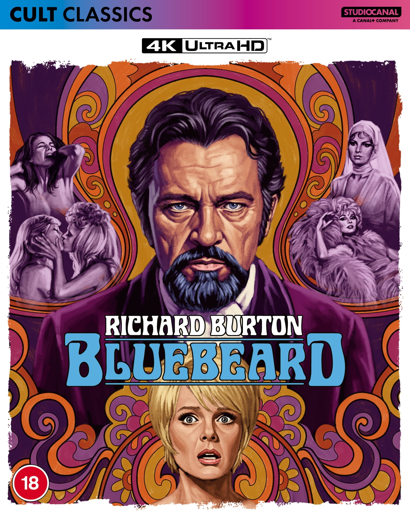 Bluebeard (4K Ultra HD) Raquel Welch Marilù Tolo Joey Heatherton Edward ...