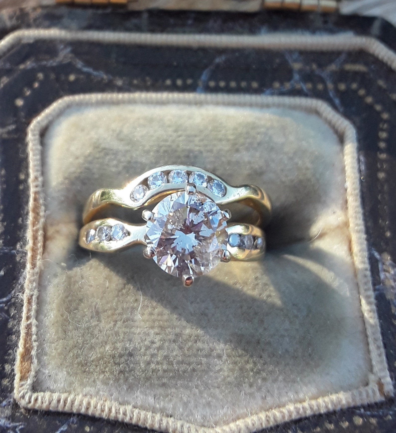 Bluebelljewels 14k Yellow Gold Finish Round Cut Cubic Zirconia ...