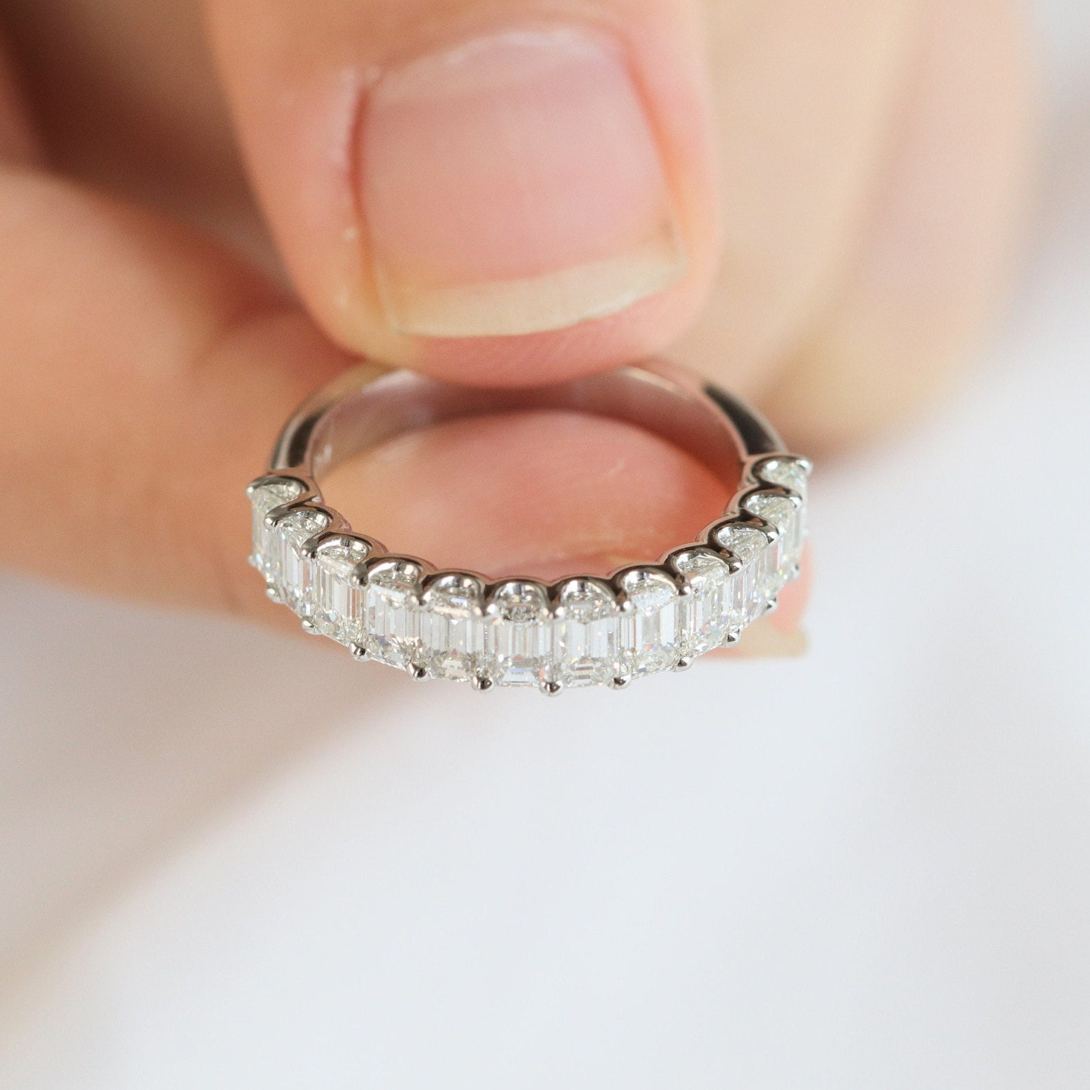 Bluebelljewels Cubic Zirconia 14K White Gold Finish Trending Wedding ...