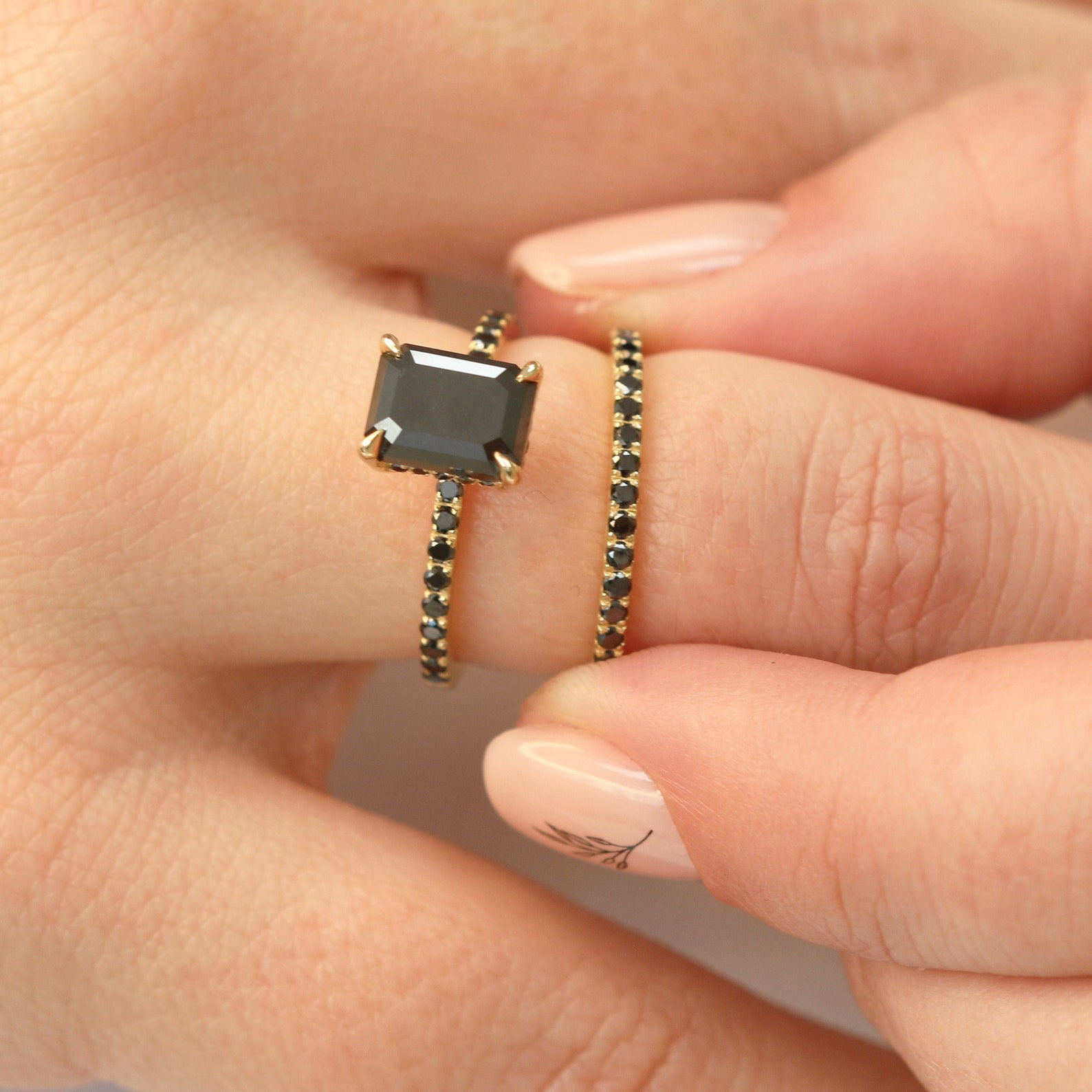 Yellow Gold Rings Stunning Yellow Gold 4pc Wedding Ring Set For Women In Sterling Silver