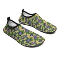 thumbnail image 2 of Beer & Crawfish Pattern Water Shoes – Lightweight Stretch Swim Socks With Anti-Slip Rubber Sole For Beach, Pool, Surf 2 of 11