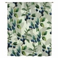 thumbnail image 1 of Blueberry Botanical Sheer Curtains 54 Inches Long, Spring Leaves Branches Farmhouse Light Filering Curtains, Breathable Simi Curtain Privacy Drapes for Kitchen Bathroom Small Window Treatment, 1 of 9